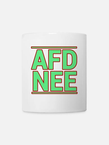 AFD NEE! - Tasse - Weiß