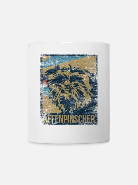 Munterer Affenpinscher Züchter - Tasse - Weiß