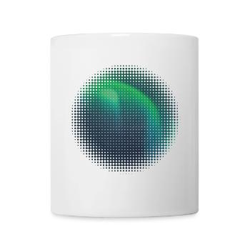 Polarlichter Aurora Borealis Nordlichter Island - Tasse - Weiß - Vorne