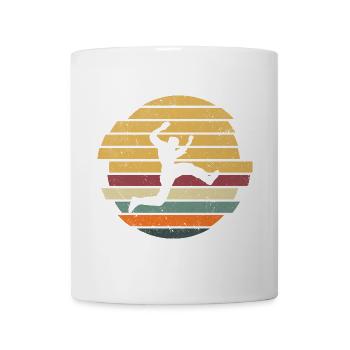 Retro Parkour Läufer Freerunner Freerunning - Tasse - Weiß - Vorne