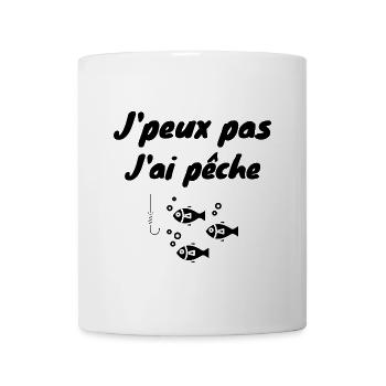 Ich kann nicht angeln - Tasse - Weiß - Vorne