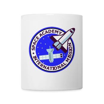 Space Academy International bleu Vintage - Tasse - Weiß - Vorne