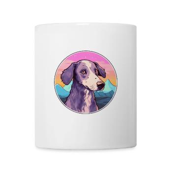 Andalusische Ratte Jagdhund Rasse Cartoon Kawaii Wa - Tasse - Weiß - Vorne
