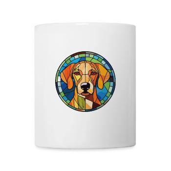 Braque Du Bourbonnais Hunderasse Aquarellglas - Tasse - Weiß - Vorne