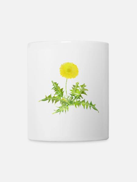 Löwenzahn. - Tasse - Weiß