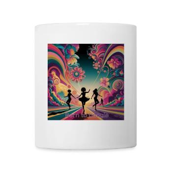 Geboren zum Boogie - Tasse - Weiß - Vorne