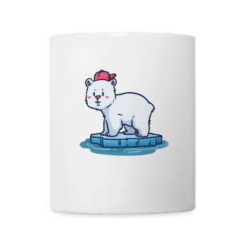 Knuddeliger Eisbär Arktisbewohner - Tasse - Weiß - Vorne