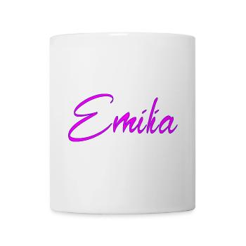 Emilia Neon Script - Tasse - Weiß - Vorne