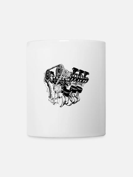 Motor Design - Tasse - Weiß