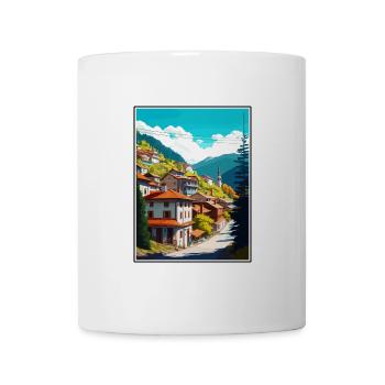 Artvin Türkei Vintage Reiseposter WPA Souvenir - Tasse - Weiß - Vorne