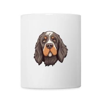 Portugiesischer Wachhund Rasse Cartoon Kawaii Illus - Tasse - Weiß - Vorne