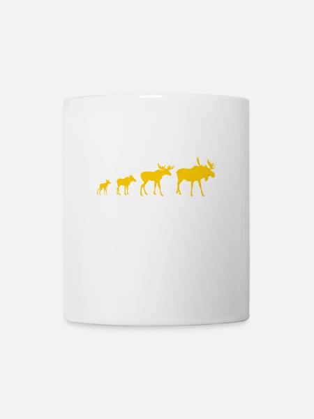 Elch - Tasse - Weiß