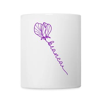 Bianca Herzballon mit Liebeslinie - Tasse - Weiß - Vorne