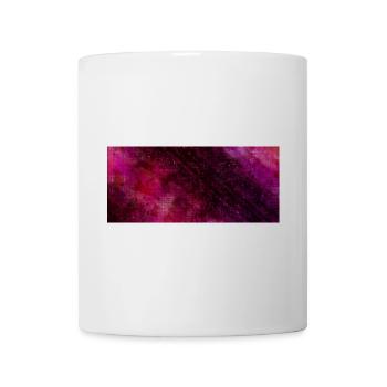 Pink Purple Nebula Wasserfarben - Tasse - Weiß - Vorne
