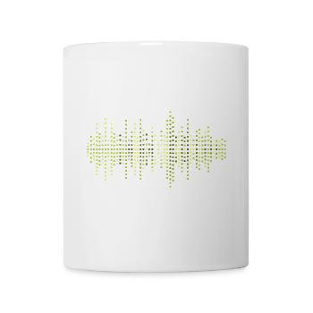 Equalizer Grün Gelb - Tasse - Weiß - Vorne