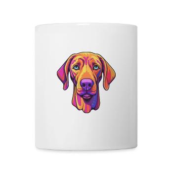 Rhodesian Ridgeback Hunderasse Cartoon Kawaii Illus - Tasse - Weiß - Vorne
