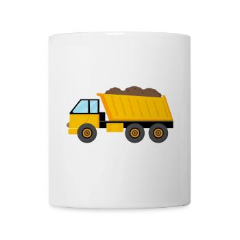 Lastwagen - Tasse - Weiß - Vorne