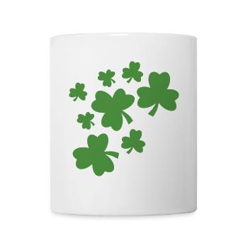 Kleeblatt - Tasse - Weiß - Vorne