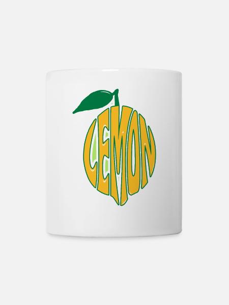 Lemon Zitrone - Tasse - Weiß