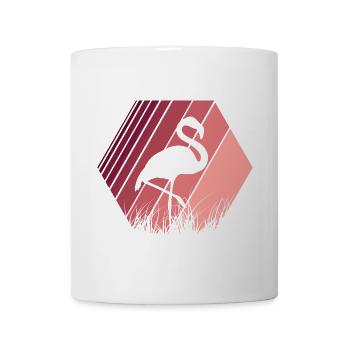 Flamingo - Tasse - Weiß - Vorne