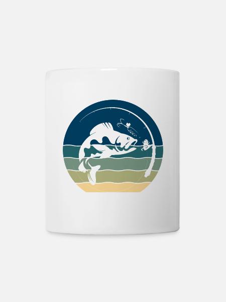 Angler Angeln - Tasse - Weiß
