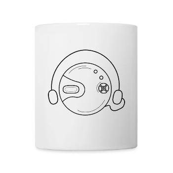 Walkman – Retro Kassettenspieler Design - Tasse - Weiß - Vorne