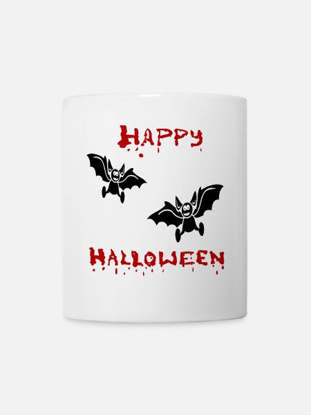 Happy Halloween Vampire - Tasse - Weiß
