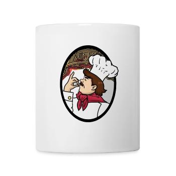 Pfeffriger Pastakoch Trattoria - Tasse - Weiß - Vorne