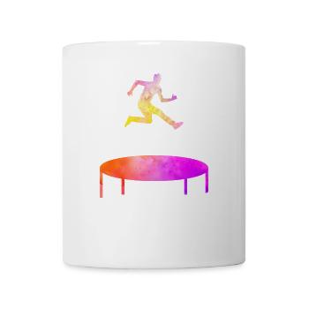 Trampolinspringer Trampolin Trampolin Trampolinspr - Tasse - Weiß - Vorne