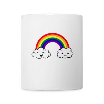 LGBT Rainbow - Tasse - Weiß - Vorne