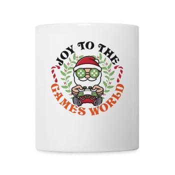 Freude an der Spielewelt Controller Spiele Weihnac - Tasse - Weiß - Vorne