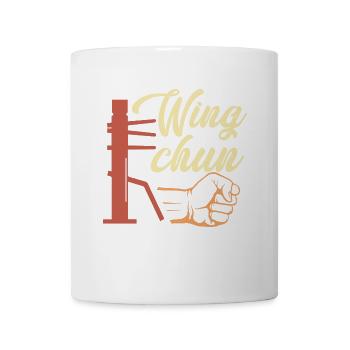 Wing Chun Geschenk - Tasse - Weiß - Vorne