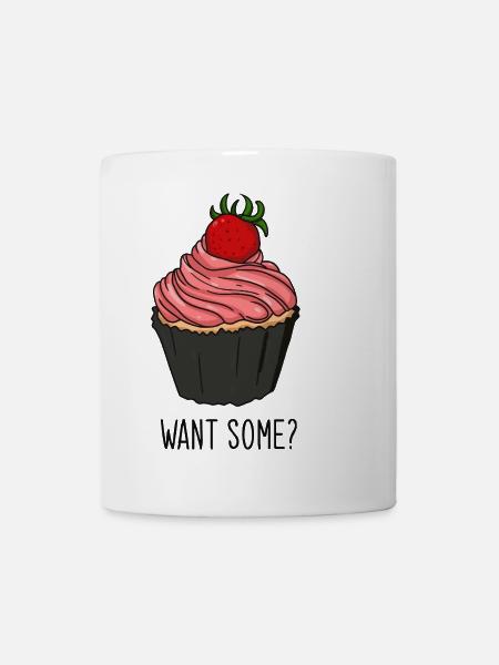 Muffin - Tasse - Weiß