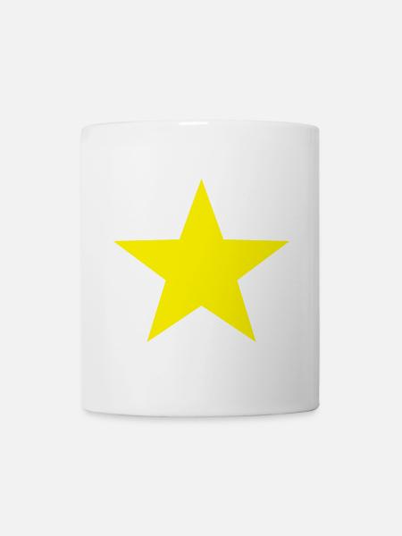 ein stern - Tasse - Weiß