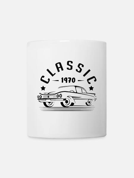 Klassisch 1970. - Tasse - Weiß