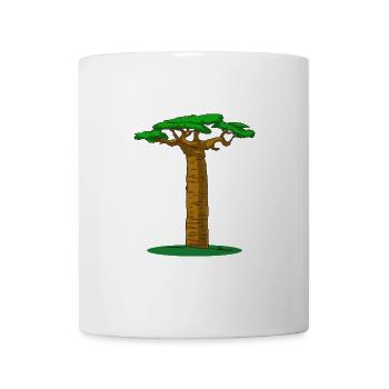 Baobab Tree - Tasse - Weiß - Vorne