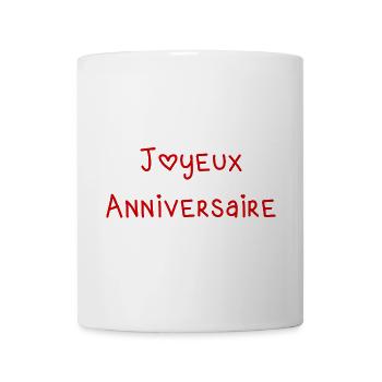 ALLES GUTE ZUM GEBURTSTAG. ALLES GUTE ZUM GEBURTSTAG. JAHRESTAG. - Tasse - Weiß - Vorne
