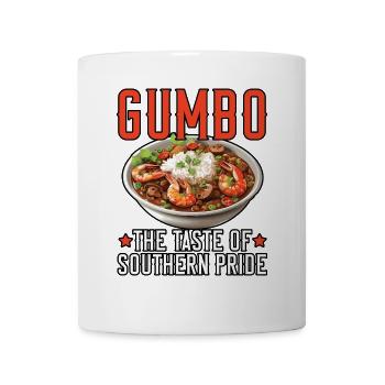 Gumbo-Liebhaber Foodie Louisiana Essen Cajun-Küche - Tasse - Weiß - Vorne