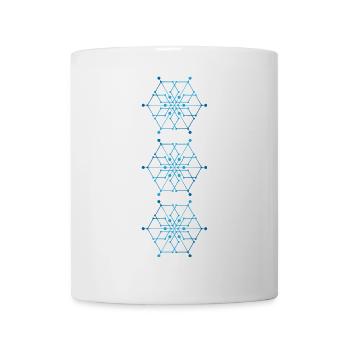 Blockchain Bitcoin Krypto - Tasse - Weiß - Vorne