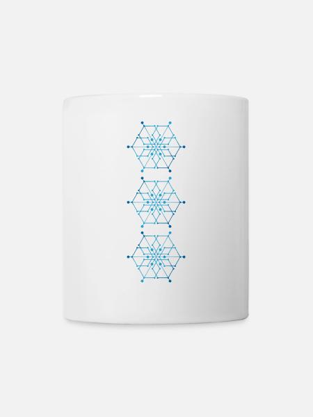 Blockchain Bitcoin Krypto - Tasse - Weiß