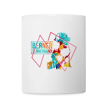 Gutmütiger Berner Sennenhund Bauernhof - Tasse - Weiß - Vorne