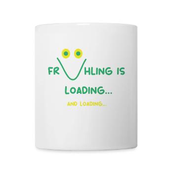 wo ist der Frühling bitte?? - Tasse - Weiß - Vorne