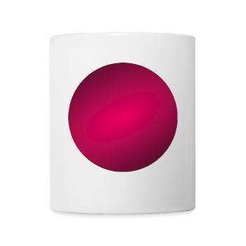 Kreis Farbig - Tasse - Weiß - Vorne
