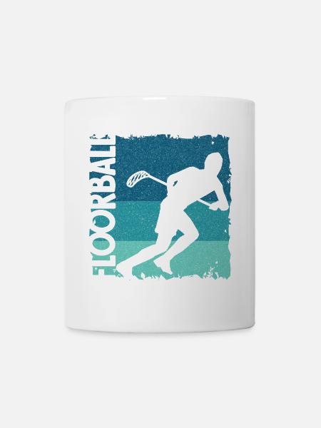 Floorball Unihockey Spieler Floorballspieler - Tasse - Weiß