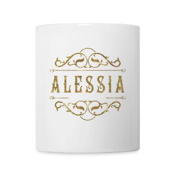 Alessia gold - Tasse - Weiß - Vorne