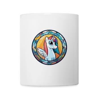ponny buntes Buntes Cartoon-Kawaii-Tier - Tasse - Weiß - Vorne