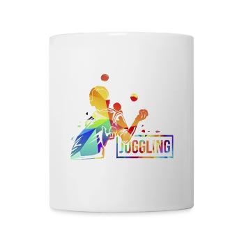 Geschickter Jongleur Zirkusnummer - Tasse - Weiß - Vorne