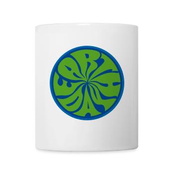 Earth Day 70er-style save your psychedelic planet! - Tasse - Weiß - Vorne