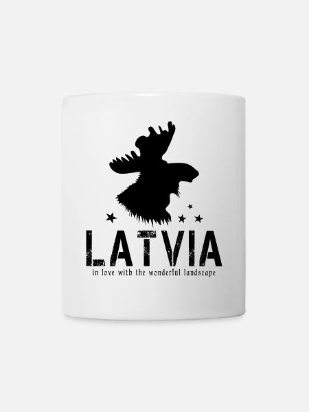 Latvia Lettland lettisch Riga - Tasse - Weiß