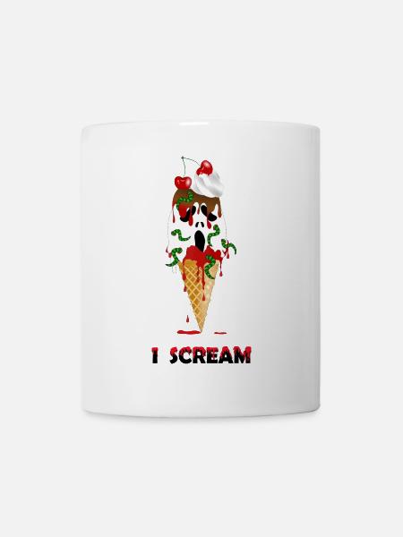 Eis Halloween - Tasse - Weiß